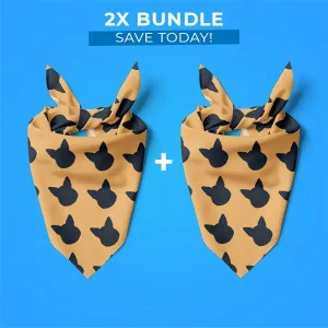 2x Pet Bandana Bundle