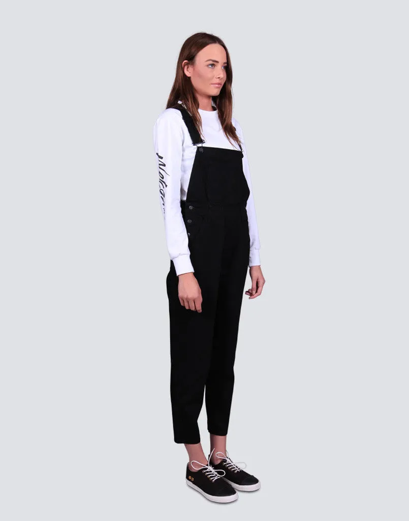 All Over It Dungarees - Black