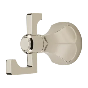 Arterra 2" Square-J Robe Hook in Polished Nickel