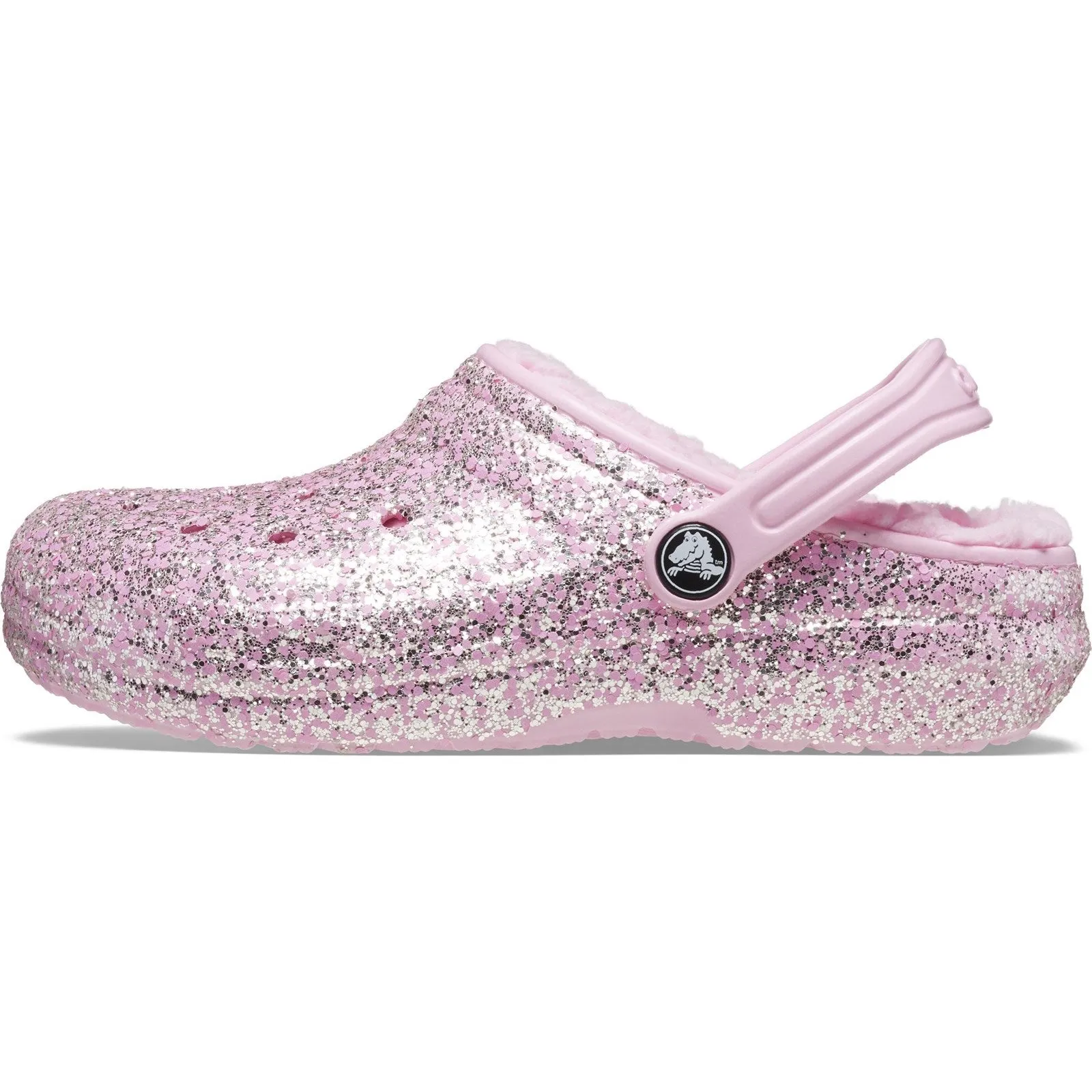 Crocs Classic Glitter Lined Clogs