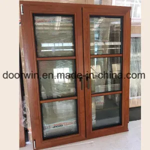 DOORWIN 2021Pure Real Wood Window with Expensive Red Oak and Tempered Glass - China Solid Oak Wood Frame, 6 Glass Panels Window