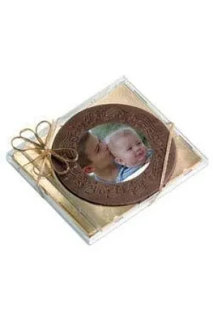 Edible Custom Round Chocolate CD