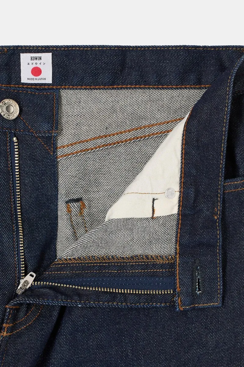 Edwin Regular Tapered Kaihara Blue Rinsed Jeans (Green & White Selvage)