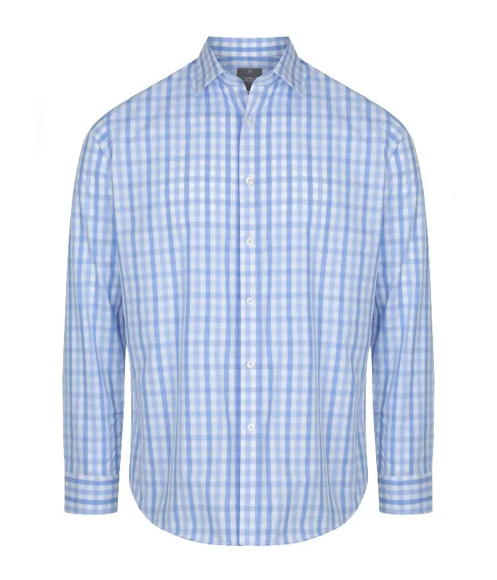 Foxton Tonal Check Long Sleeve Mens Shirt