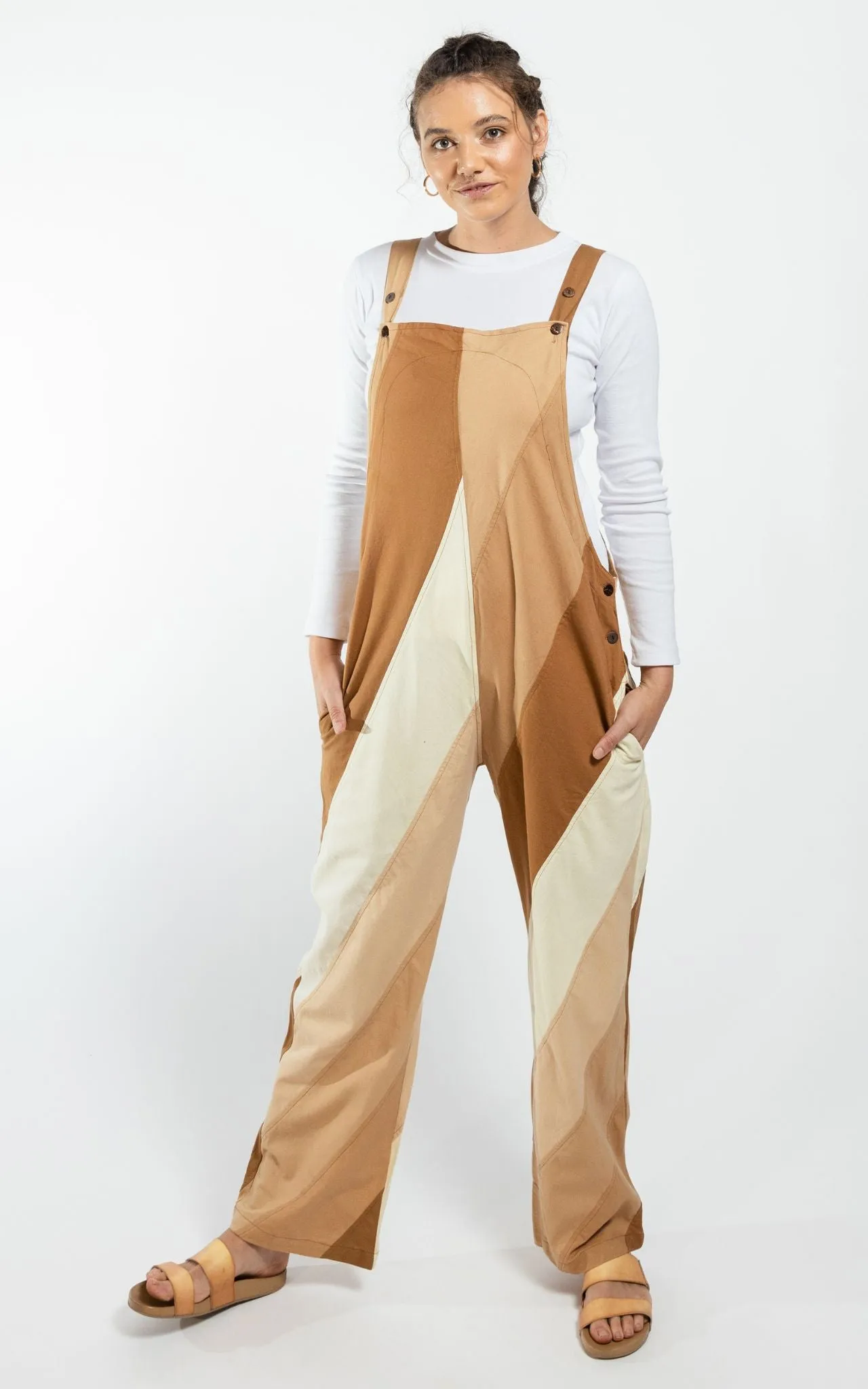 Freya Overalls - Tan