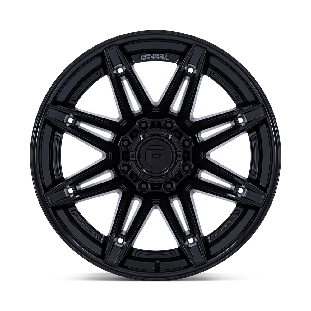 Fuel Off Road フューエルオフロード ホイール FC401 BRAWL | MATTE BLACK W/ GLOSS BLACK LIP