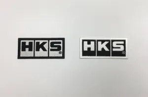 HKS PATCH HKS W105 BLACK & WHITE