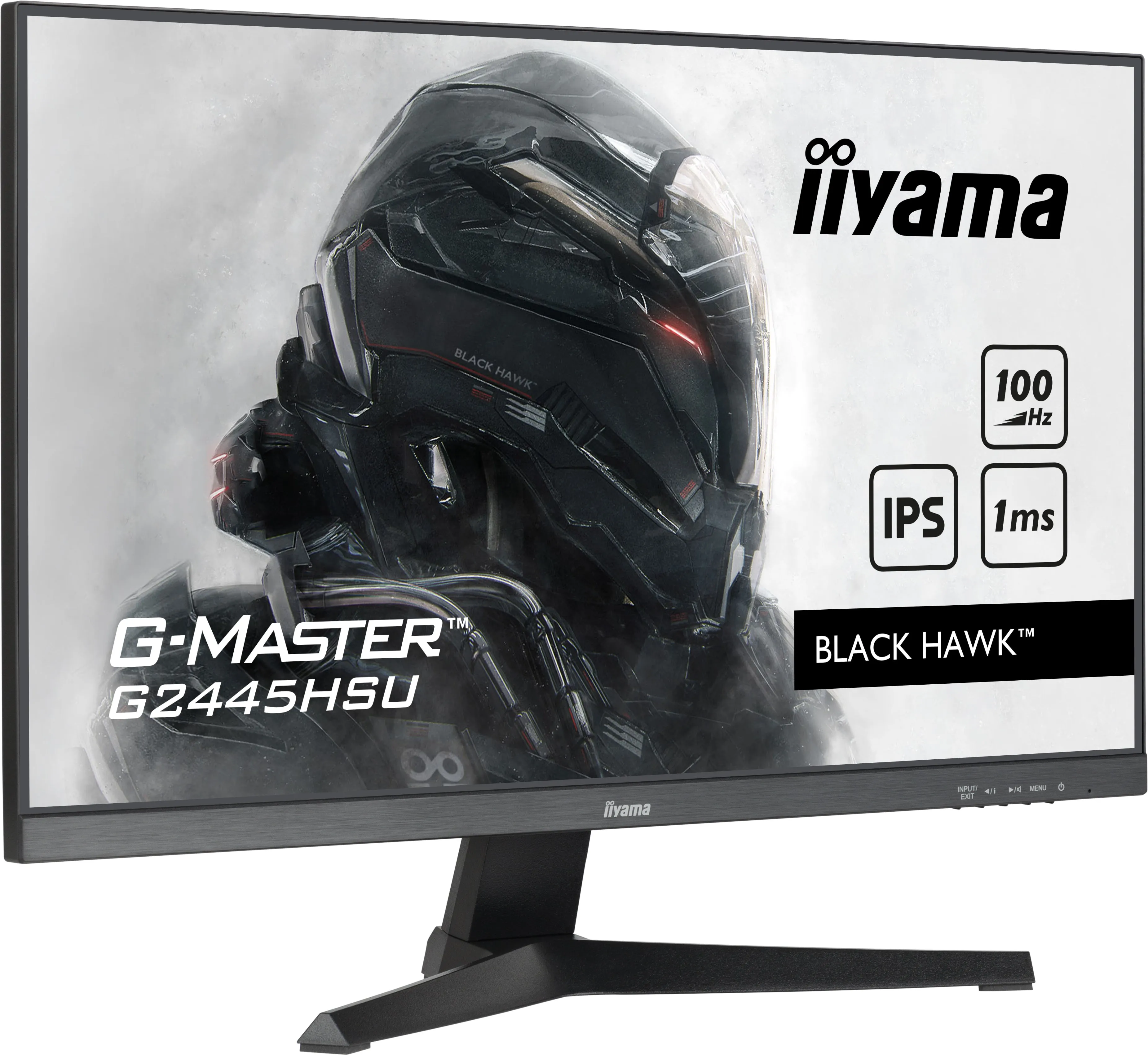 Iiyama G-Master Black Hawk G2445hsu-B1 - Led Monitor - 24" - 1920 X 1080 Full Hd (1080P) @ 100 Hz - Ips - 250 Cd/M� - 13