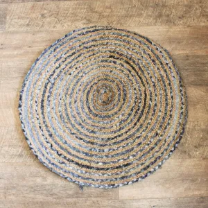 Jute & Recycled Denim Rug - Choice of 3 Sizes