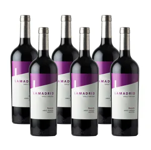 Lamadrid Clasico Bonarda 750 ml (box of 6 Bottles)