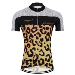 Leopard Print Women's Cycling Jersey