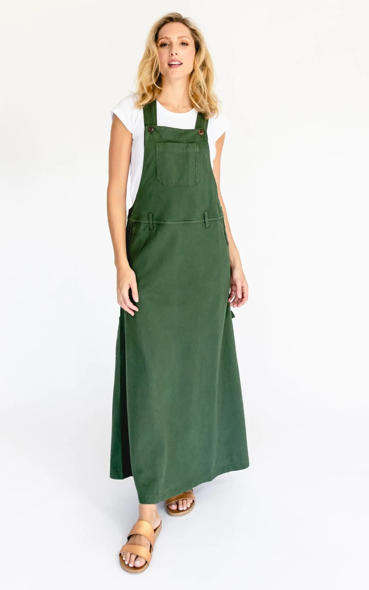 Overall Maxi Dress - Green