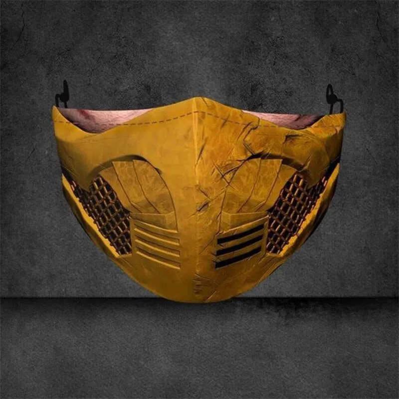 Pig Demon Mummy Zombie Vampire Cosplay Halloween Christmas Mouth Masks Adult Dust-Proof Street Breathable Anti-Fog Face-Mask