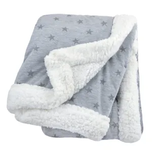 Plush Blanket in Heather Grey