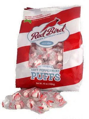 Red Bird Peppermint Puffs Changemaker