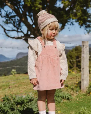 Sloan Overalls Dress - Pink