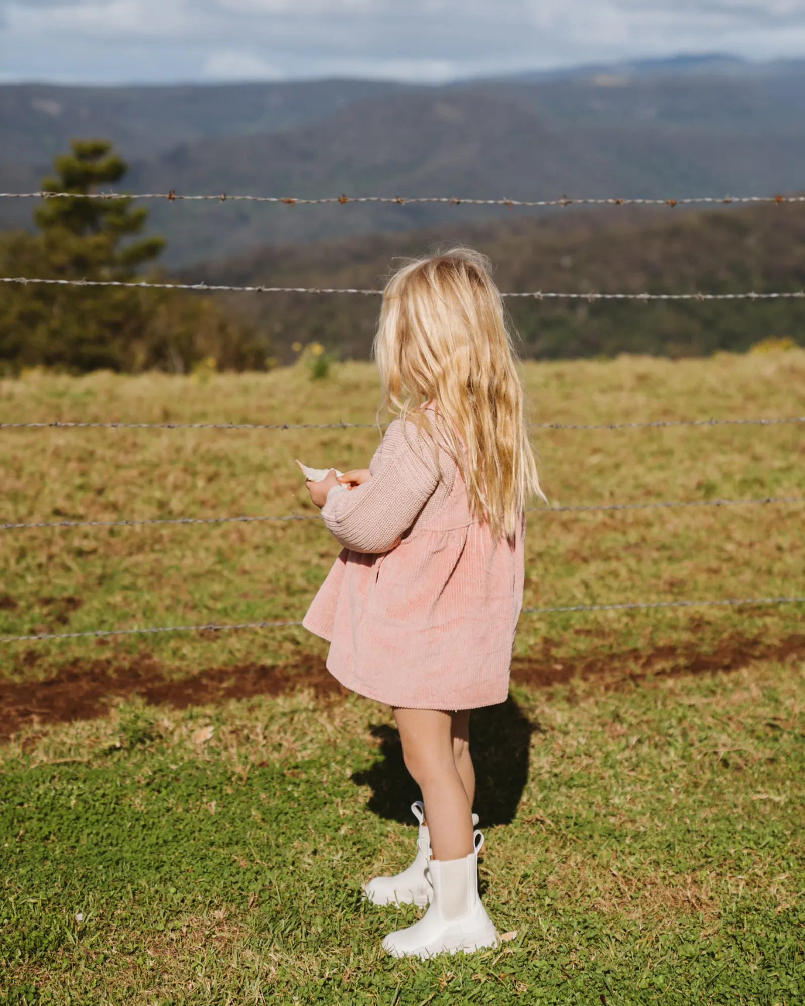 Sloan Overalls Dress - Pink