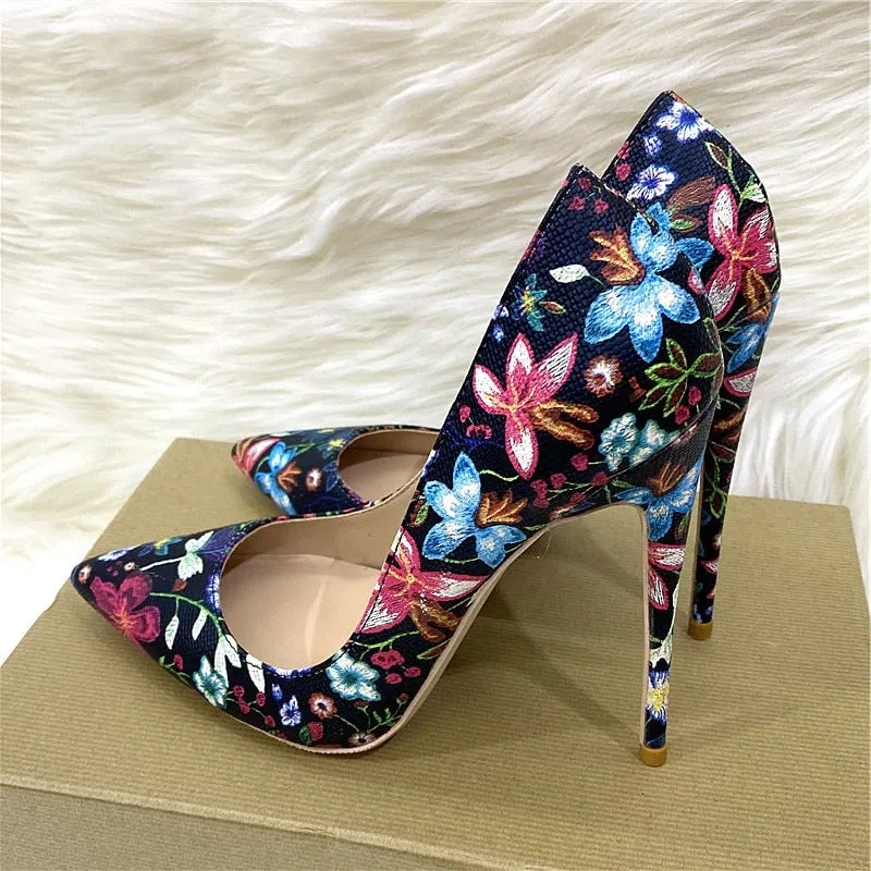 Chic Floral Garden Pumps